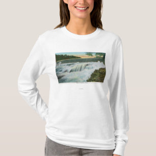 Camiseta Vista de la presa en el abismo de Ausable