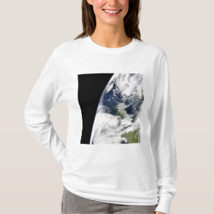 Camiseta Vista de la tierra del espacio