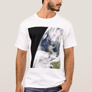 Camiseta Vista de la tierra del espacio