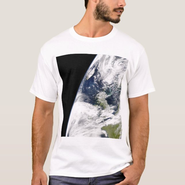 Camiseta Vista de la Tierra desde el espacio (Anverso)