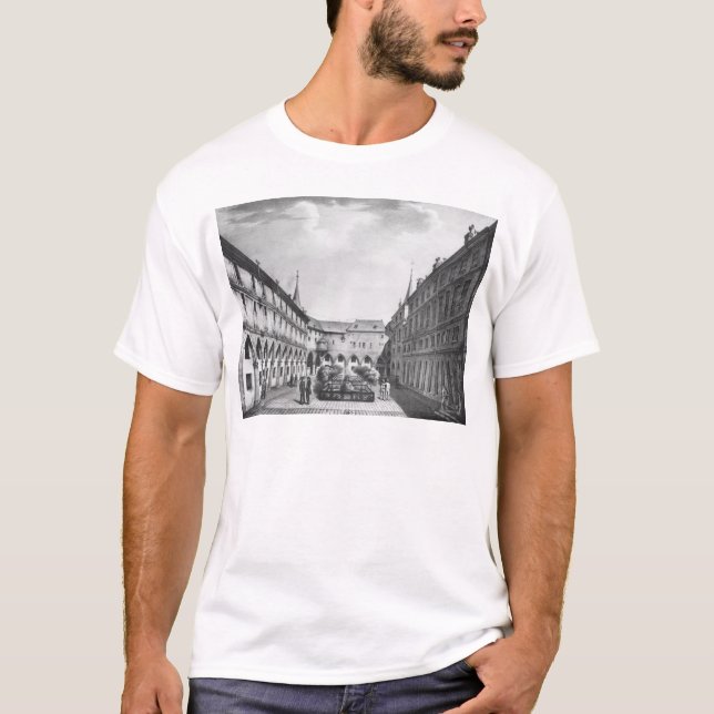 Camiseta Vista de la yarda de los hombres en el (Anverso)