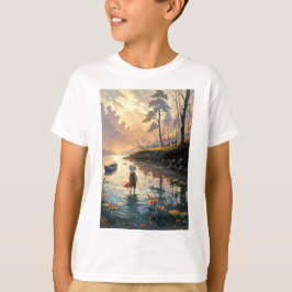 Camiseta Vista de lago