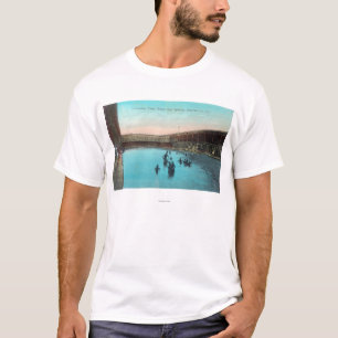 Camiseta Vista de las aguas termales de TankBoyes que