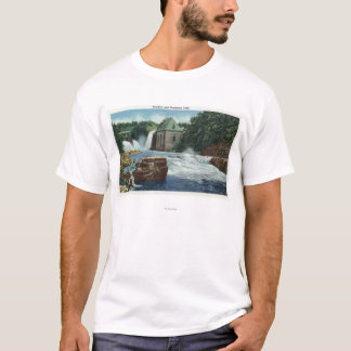Camiseta Vista de las caídas del arco iris y de la
