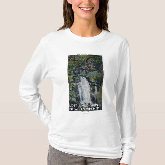 Camiseta Vista de las caídas del paraíso (Anverso)