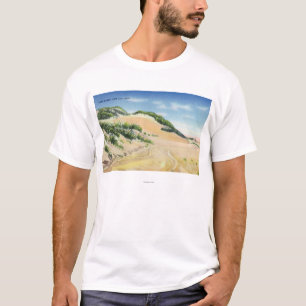 Camiseta Vista de las dunas de arena de Cape Cod