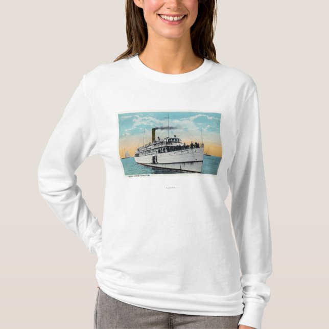 Camiseta Vista de las dunas de arena típicas de Cape Cod (Anverso)