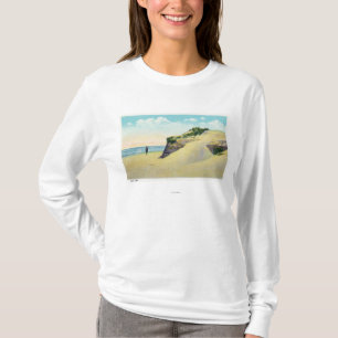 Camiseta Vista de las dunas de arena típicas de Nueva