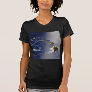 Camiseta Vista de las Islas Hawái