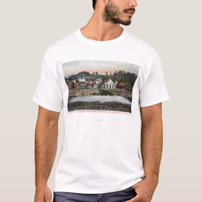 Camiseta Vista de las primaveras y de la ciudad (Anverso)