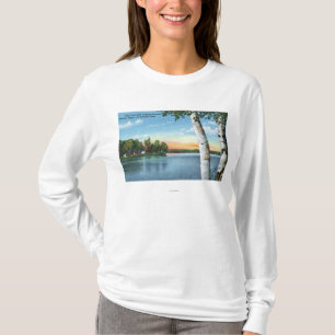 Camiseta Vista de los argumentos que acampan del estado de