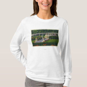 Camiseta Vista de los jardines en Yaddo