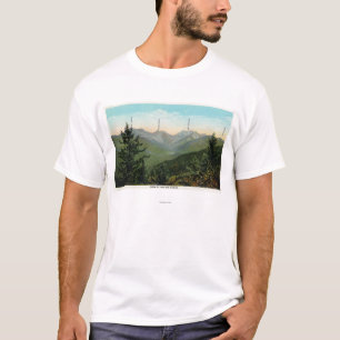 Camiseta Vista de Mt. Marcy, ensillada, diente de sierra