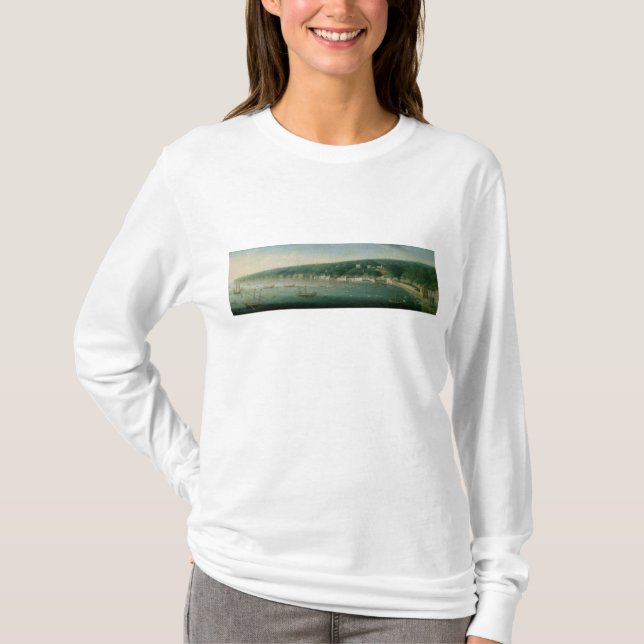Camiseta Vista de Nápoles del este, 1730 (Anverso)