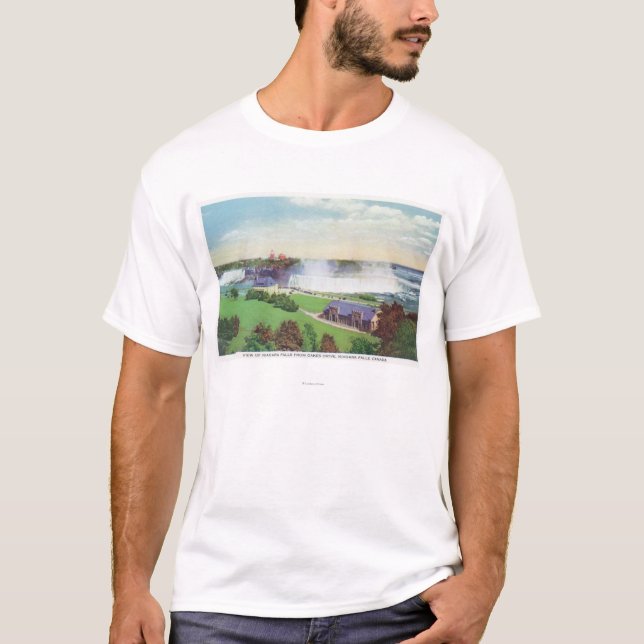 Camiseta Vista de Niagara Falls de la impulsión de Oakes (Anverso)