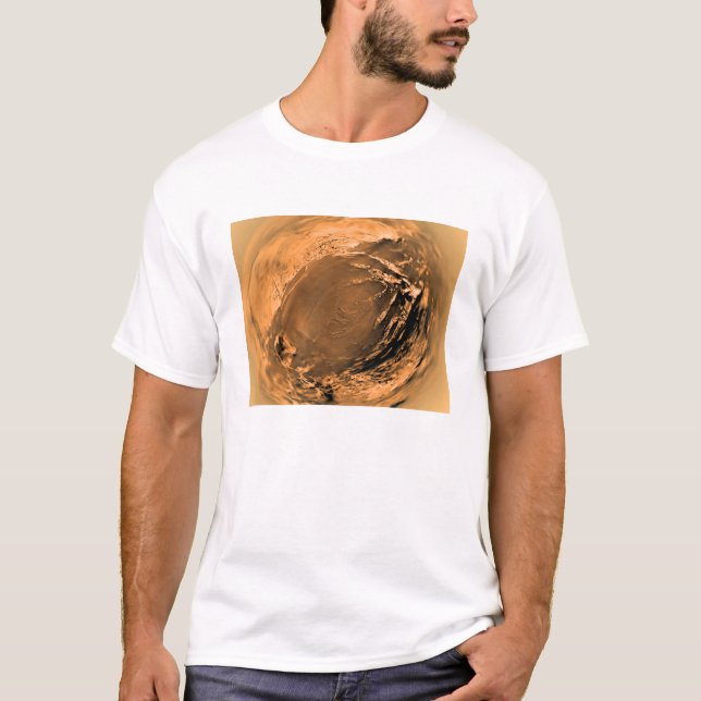 Camiseta Vista de peces de la superficie de Titan (Anverso)