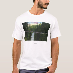 Camiseta Vista de puente colgante de Capilano