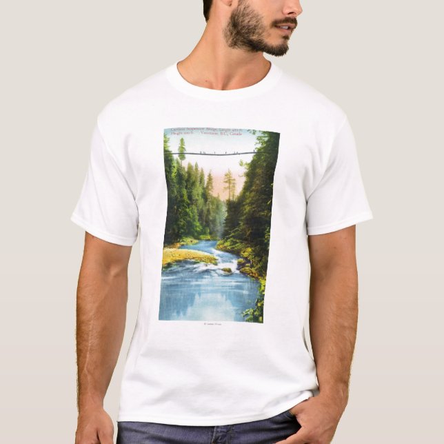 Camiseta Vista de puente colgante de Capilano # 2 (Anverso)