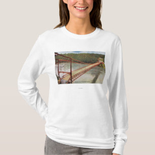 Camiseta Vista de puente colgante viejo