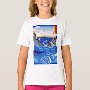 Camiseta Vista de remolinos por Utagawa Hiroshige