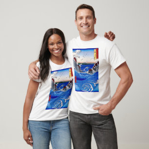 Camiseta Vista de remolinos por Utagawa Hiroshige