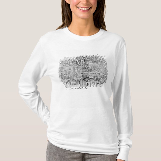 Camiseta Vista de Roma, 1493 (Anverso)