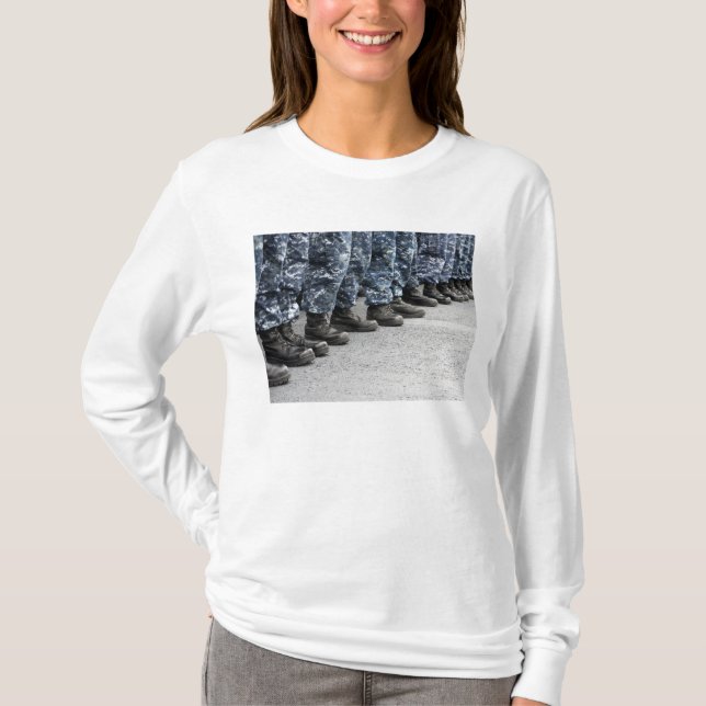Camiseta Vista de sección baja de marineros (Anverso)