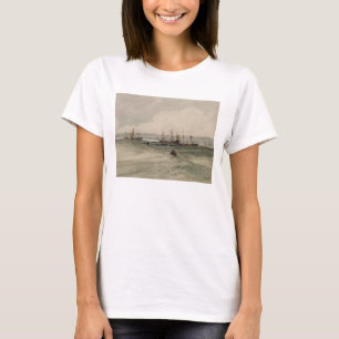 Camiseta Vista de Sheerness (c/c sobre grafito en papel)