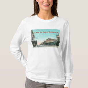Camiseta Vista de StreetHealdsburg del oeste, CA