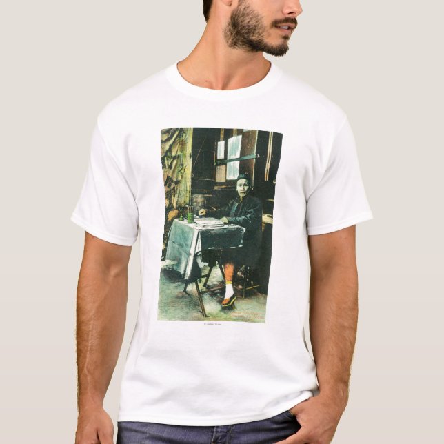 Camiseta Vista de un adivino chino (Anverso)