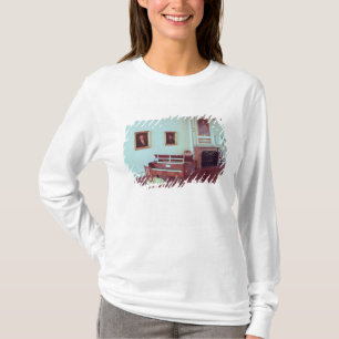 Camiseta Vista de un cuarto con un piano de cola