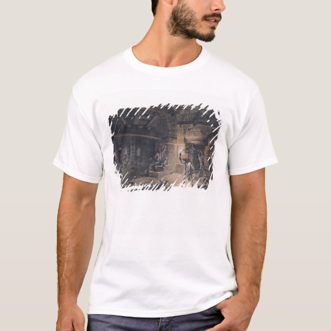 Camiseta Vista de una célula en el Bastille (Anverso)