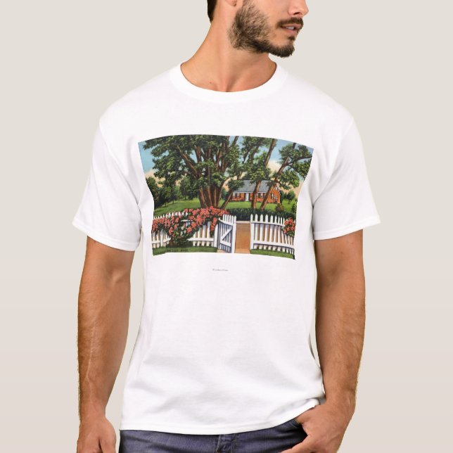 Camiseta Vista de una residencia pintoresca (Anverso)