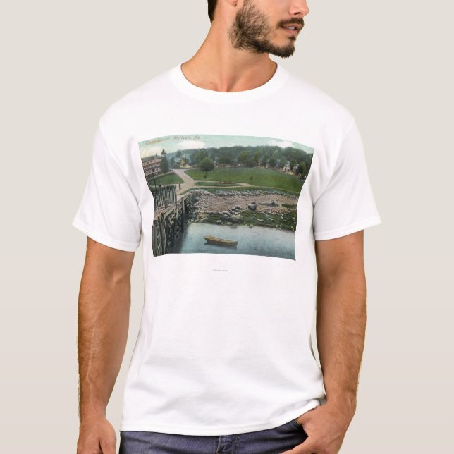Camiseta Vista de una tierra de campo (Anverso)
