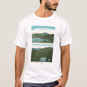 Camiseta Vista de Whiteface Mt de la colina de la señal,