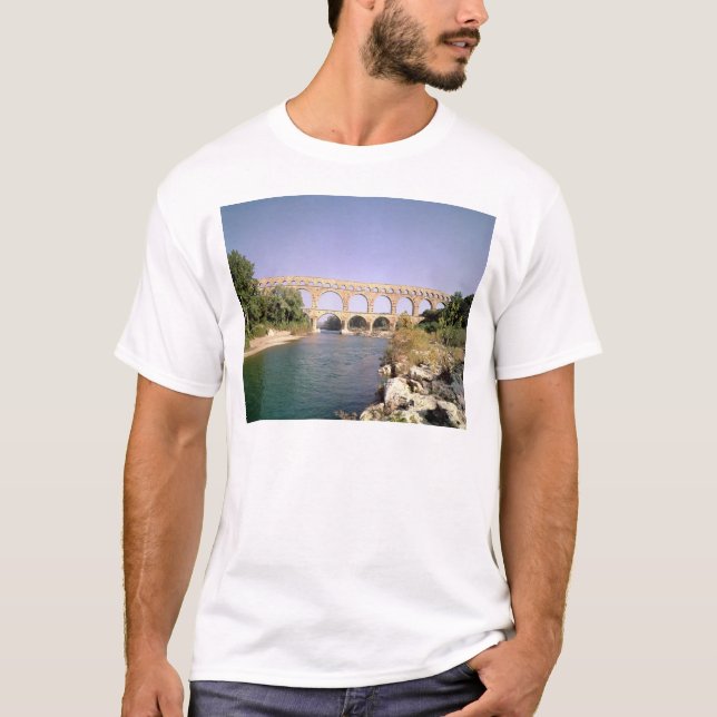 Camiseta Vista del acueducto, c.19 construido A.C. (Anverso)