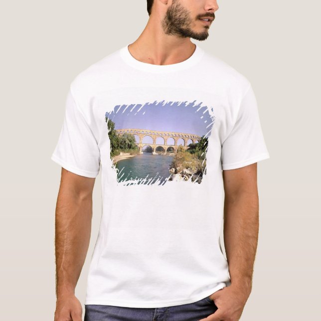 Camiseta Vista del acueducto, c.19 construido A.C. (Anverso)
