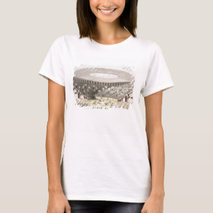 Camiseta Vista del Amphitheatre de César (litho del color)