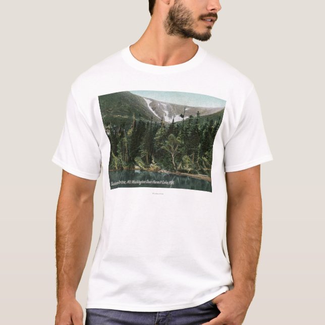 Camiseta Vista del barranco de Tuckermans, Mt. Washington (Anverso)