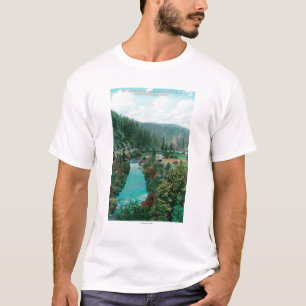 Camiseta Vista del barranco del río Sacramento en el SP