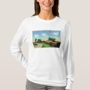 Camiseta Vista del bastión del sur de la batería y de la