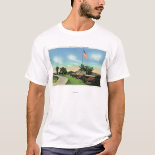 Camiseta Vista del bastión del sur de la batería y de la