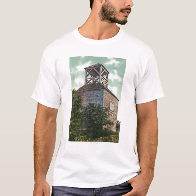 Camiseta Vista del campanario viejo (Anverso)