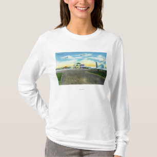 Camiseta Vista del campo de Brainard, aviones que aterrizan