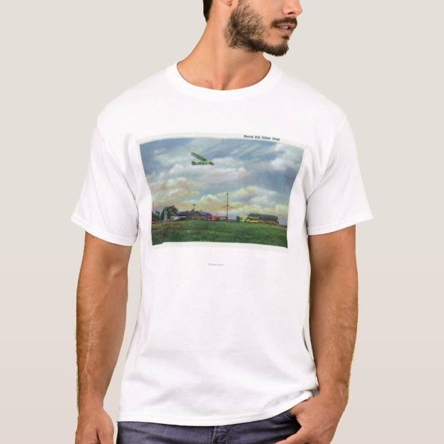 Camiseta Vista del campo del planeador de la colina de (Anverso)