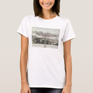 Camiseta Vista del capital y de la fortaleza de Salzburg,