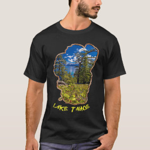 Camiseta Vista del cielo del lago Tahoe