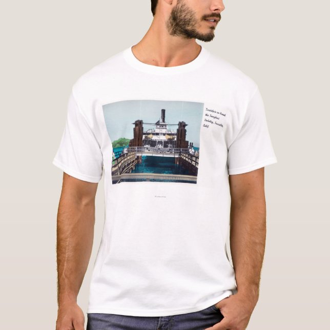 Camiseta Vista del comercio justo del transbordador de (Anverso)