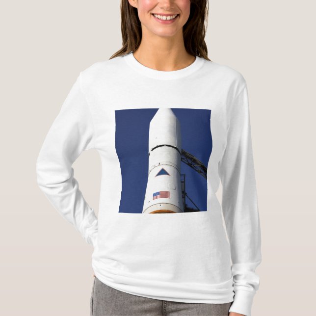 Camiseta Vista del cono nasal del cohete Delta IV (Anverso)