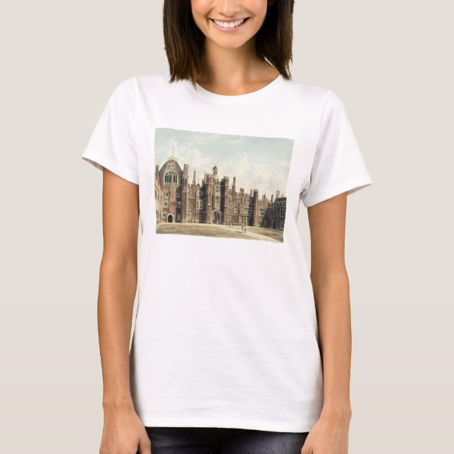 Camiseta Vista del Cuadrangla en el Palacio Hampton Court d (Anverso)